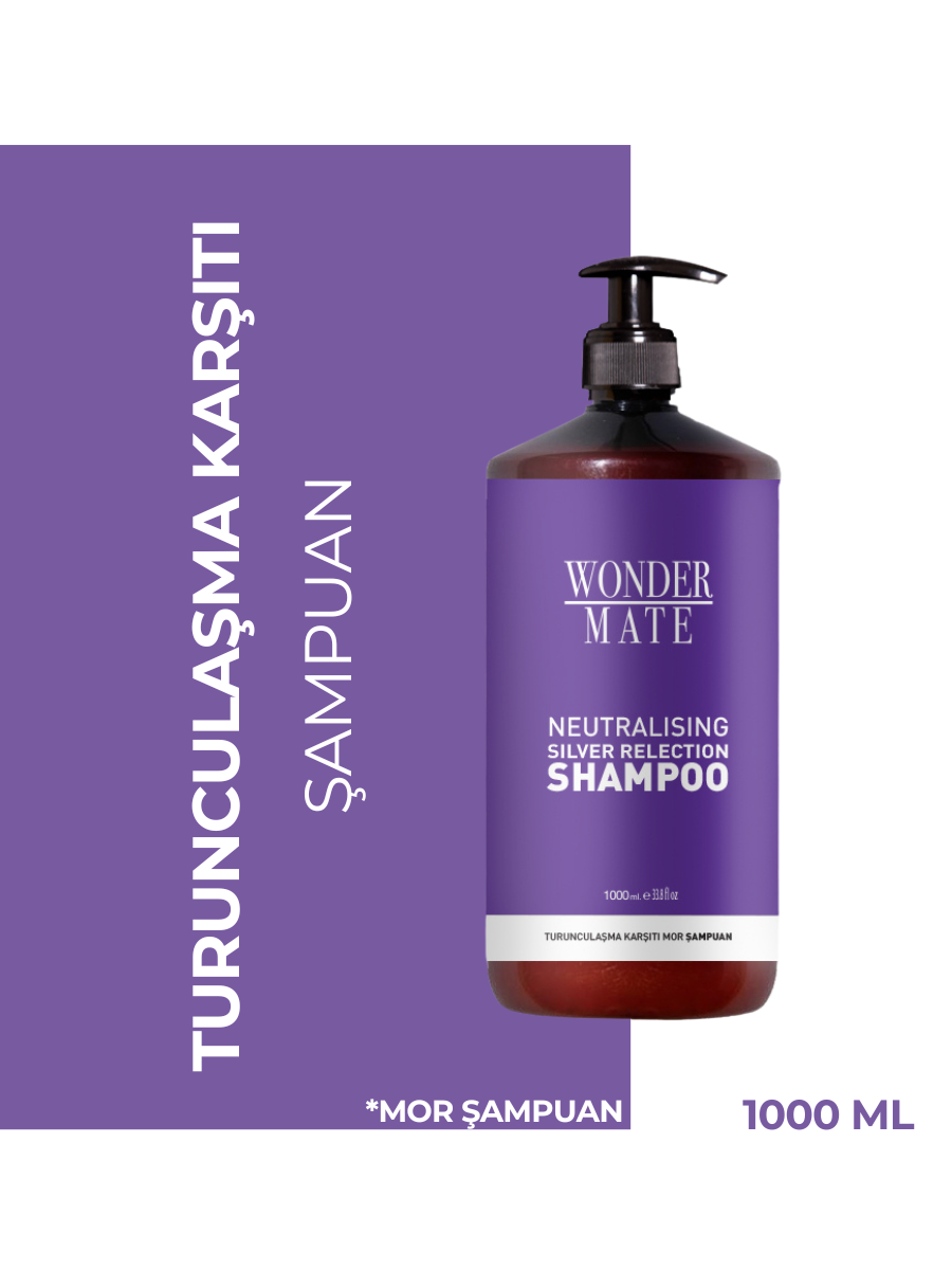 Wonder Mate Turunculaşma Karşıtı Mor Şampuan - 1000ml