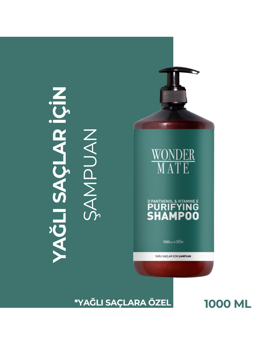 Wonder Mate Yağlı Saçlar İçin Şampuan - 1000ml