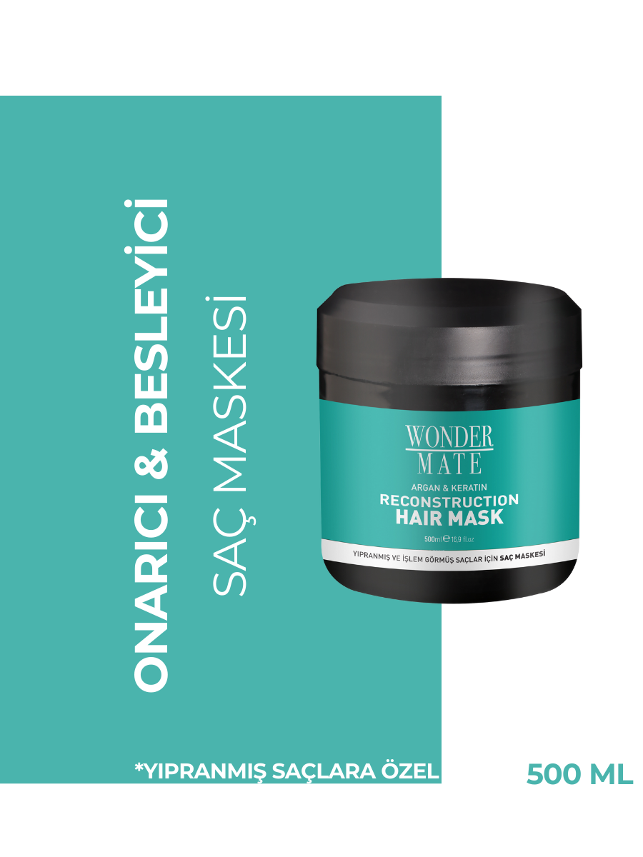 Wonder Mate Yıpranmış Saçlar İçin Saç Maskesi - 500ml
