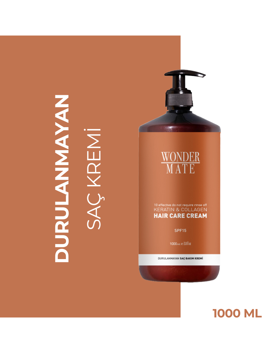 Wonder Mate Durulanmayan Saç Kremi - 1000ml